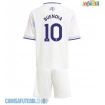 Camisa de time de futebol Aston Villa Emiliano Buendia #10 Replicas 3º Equipamento Infantil 2025-26 Manga Curta (+ Calças curtas)